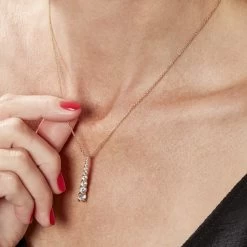 Collier Plaqué Or Beisiris Oxydes De Zirconium -Bijouterie primée. FQCFJZW545 model1