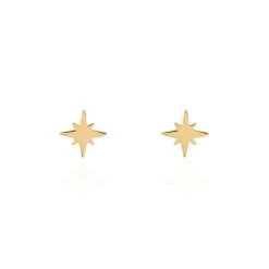 Boucles D'oreilles Puces Alisee Plaqué Or Jaune