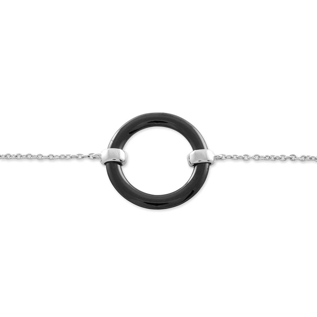 Bracelet Magalie Argent Blanc Céramique 4 Bracelet Magalie Argent Blanc Céramique – Image 2