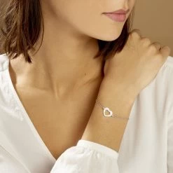 Bracelet Vivianne Argent Blanc Oxyde De Zirconium Et Céramique 8 Bracelet Vivianne Argent Blanc Oxyde De Zirconium Et Céramique -Bijouterie primée. MABFBXW125 model0