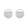 Boucles D'oreilles Puces Laetizia Clara Argent Oxyde De Zirconium